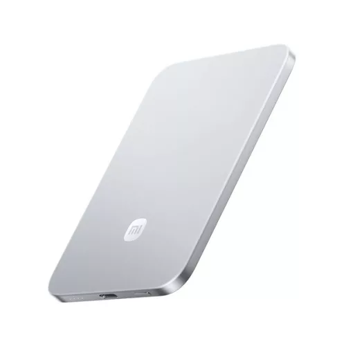 XIAOMI ULTRATHIN vésztöltő Type-C aljzat (5000mAh, 15W, gyorstöltő, wireless) EZÜST