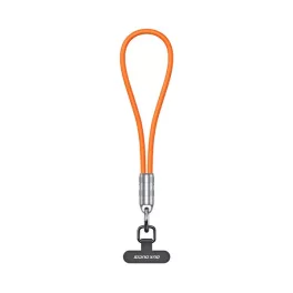   DUX DUCIS LCBA adatkábel (Type-C - Type-C, 60W, PD gyorstöltő 3.0, kézpánt, 30cm) NARANCSSÁRGA