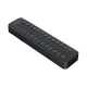 ORICO CT2U3-13AB Type-C HUB 13in1 (elosztó, 13 USB aljzat, 4A, 100cm) FEKETE