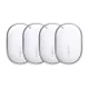 XIAOMI TAG bluetooth nyomkövető 4db (kulcstartóra, táskára, autóba, valós idejű nyomkövetés, IP67 vízálló) FEHÉR