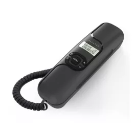   ALCATEL T16 telefon készülék (vezetékes, falra szerelhető, LCD kijelző) FEKETE