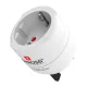 SKROSS utazó adapter (250V/7A, EU2 pin - UK, földelt) FEHÉR