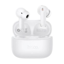   HOCO EQ30 bluetooth fülhallgató SZTEREO (v6.0, TWS, mikrofon, + töltőtok, karabíner) FEHÉR