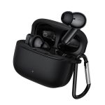 HOCO EQ30 bluetooth fülhallgató SZTEREO (v6.0, TWS, mikrofon, + töltőtok, karabíner) FEKETE