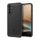 SPIGEN RUGGED ARMOR szilikon telefonvédő (ütésállóság, légpárnás sarok, karbon minta) FEKETE