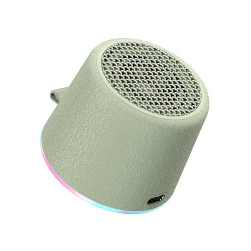 HOCO HC49 bluetooth hordozható hangszóró (v6.0, 8W, LED fény, mágneses) VILÁGOSZÖLD