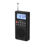 HOCO HI51 bluetooth hordozható hangszóró (v5.3, 3W, TF/microSD kártyaolvasó, FM rádió, AUX, LCD kijelző) FEKETE