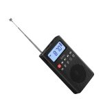 HOCO HI51 bluetooth hordozható hangszóró (v5.3, 3W, TF/microSD kártyaolvasó, FM rádió, AUX, LCD kijelző) FEKETE