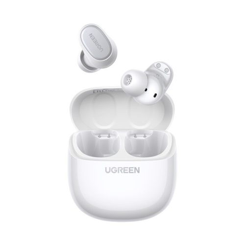 UGREEN DOTS WS220 bluetooth fülhallgató SZTEREO (v6.0, TWS, zajszűrő, mikrofon, IPX5 + töltőtok) FEHÉR