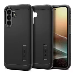   SPIGEN TOUGH ARMOR szilikon telefonvédő (ütésállóság, kitámasztó) FEKETE