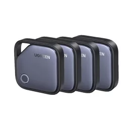   UGREEN CM916 bluetooth nyomkövető 4db (kulcstartóra, valós idejű nyomkövetés, Android/iOS kompatibilis) SÖTÉTSZÜRKE