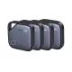UGREEN CM916 bluetooth nyomkövető 4db (kulcstartóra, valós idejű nyomkövetés, Android/iOS kompatibilis) SÖTÉTSZÜRKE