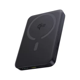   BASEUS ENERFILL FM12 vésztöltő Type-C+USB aljzat (10000mAh, 22.5W, PD gyorstöltő, mágneses, Qi2) FEKETE