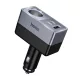 HOCO Z65A szivargyújtó adapter (elosztó, szivargyújtó+USB+2 Type-C aljzat, 165W, PD gyorstöltés 3.0) FEKETE
