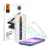 SPIGEN GLASS TR EZ FIT PRO képernyővédő üveg 2db (2.5D, tükröződésmentes, 0.2mm, 9H + segédkeret) ÁTLÁTSZÓ