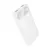 HOCO J154 vésztöltő 2 USB+Type-C aljzat (10000mAh, 22.5W, PD gyorstöltő, LED kijelző) FEHÉR