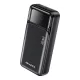 AWEI PA-92 vésztöltő USB+2 Type-C aljzat (20000mAh, 22.5W, gyorstöltő, LED kijelző) FEKETE