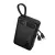 HOCO J171A vésztöltő 2 USB+Type-C aljzat (20000mAh, 22.5W, PD gyorstöltő + fix Type-C/lightning kábel) FEKETE