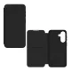 Designed for SAMSUNG tok álló (FLIP, oldalra nyíló, kártyazseb) FEKETE