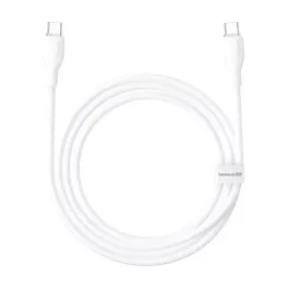   BASEUS ULTRA-FAST adatkábel (Type-C - Type-C, 100W, PD gyorstöltő, 100cm) FEHÉR