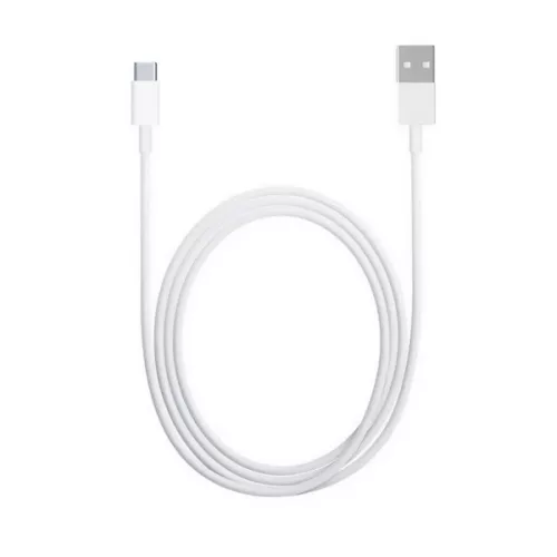 XIAOMI adatkábel (USB - Type-C, 4A, gyorstöltő, 100cm) FEHÉR