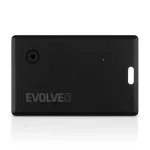 EVOLVEO TRACKCARD bluetooth nyomkövető (kulcstartóra, táskára, valós idejű nyomkövetés, iOS kompatibilis) FEKETE