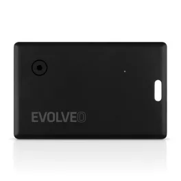   EVOLVEO TRACKCARD bluetooth nyomkövető (kulcstartóra, táskára, valós idejű nyomkövetés, iOS kompatibilis) FEKETE
