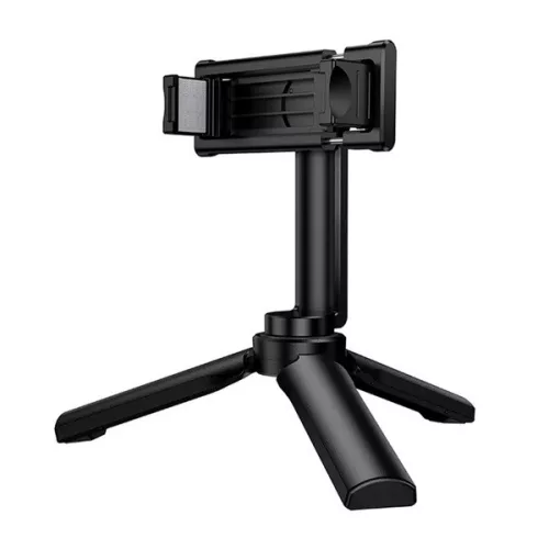 HOCO K100 tripod állvány (univerzális, állítható, 4.5-7" méret) FEKETE
