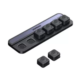   UGREEN LP987 kábeltartó/kábelrendező 5db (öntapadó, mágneses kábelrögzítő) FEKETE