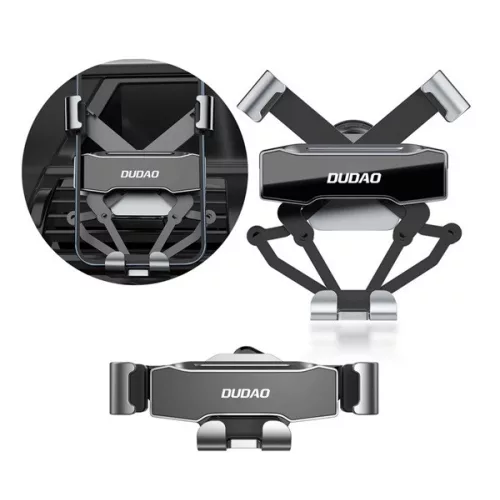 DUDAO F11PRO autós tartó (szellőzőre, 360°, gravitációs) FEKETE