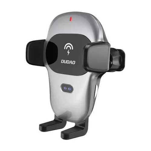 DUDAO F20XS autós tartó (szellőzőre, automata, 15W, wireless, Qi) FEKETE