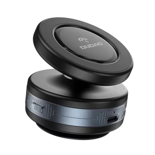 DUDAO F24MAX autós tartó (15W, wireless, műszerfalra, szélvédőre, tapadókorongos, mágneses) FEKETE