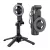 XO SS25 PRO szelfibot (univerzális, 360°, tripod állvány, állítható, bluetooth távkioldó, 64cm, mágneses) FEKETE