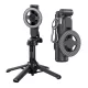 XO SS25 PRO szelfibot (univerzális, 360°, tripod állvány, állítható, bluetooth távkioldó, 64cm, mágneses) FEKETE