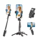 XO SS29 szelfibot (univerzális, 360°, tripod állvány, állítható, bluetooth távkioldó, 64cm, 4.7-6.9" méret) FEKETE
