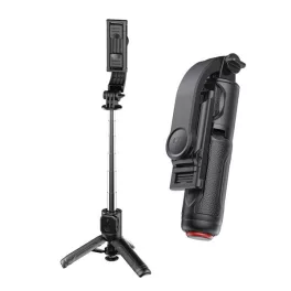   XO SS39 szelfibot (univerzális, 360°, tripod állvány, állítható, bluetooth távkioldó, 70cm, 4,7-6.9" méret) FEKETE