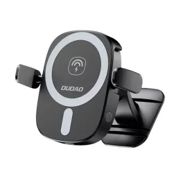   DUDAO FW11 autós tartó (15W, wireless, műszerfalra, szellőzőre, 360°, mágneses) FEKETE