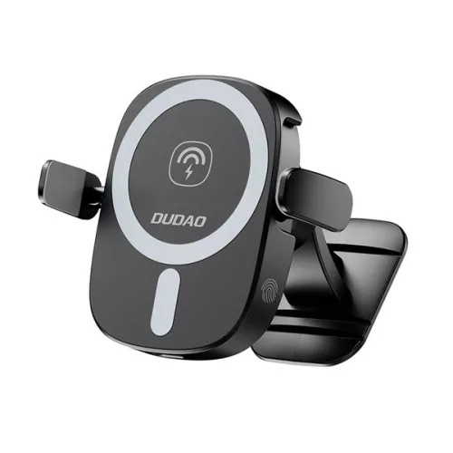 DUDAO FW11 autós tartó (15W, wireless, műszerfalra, szellőzőre, 360°, mágneses) FEKETE