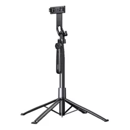   UGREEN P849 szelfibot (univerzális, 360°, tripod állvány, állítható, bluetooth távkioldó, 39cm) FEKETE