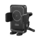 XO WX046 autós tartó (szellőzőre, wireless, 15W, gravitációs, 4.7-7" méret) FEKETE