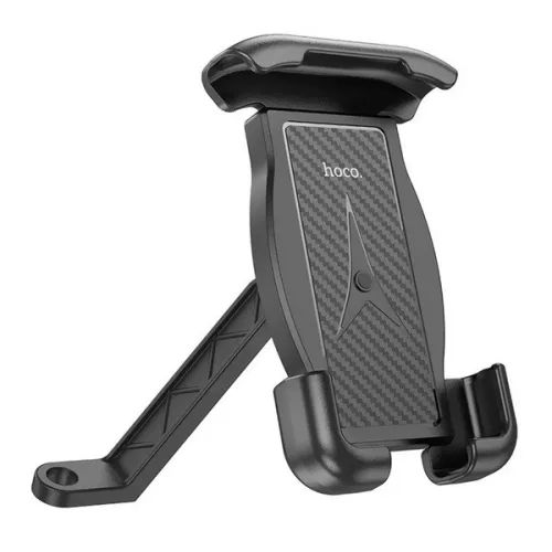 HOCO CA119 motoros telefontartó (tükörre rögzíthető, 4.5 - 7" méret) FEKETE