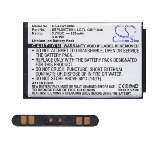 CAMERON SINO akku 830mAh LI-ION (LGIP-830/SBPL0077904 kompatibilis)