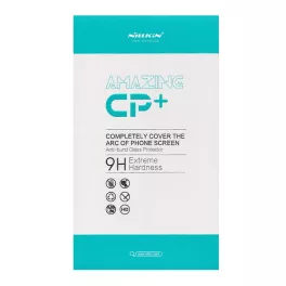   NILLKIN CP+ képernyővédő üveg (2.5D, full glue, UV szűrés, 0.33mm, 9H) FEKETE