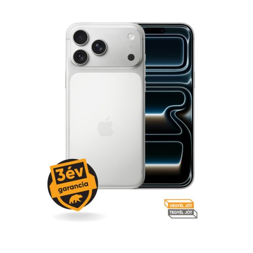 Apple iPhone 17 Pro 256GB tárhellyel újszerű állapotban, egyedülállóan hosszú 3 év garanciával!