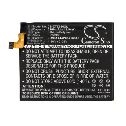 CAMERON SINO Akku 3100mAh LI-ION (LI3931T44P8H756346 kompatibilis)