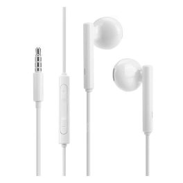   HUAWEI AM-115 fülhallgató SZTEREO (3.5mm jack, felvevő gomb) FEHÉR
