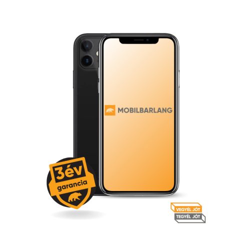 Apple iPhone 11 128GB tárhellyel kielégítő állapotban, egyedülállóan hosszú 3 év garanciával!