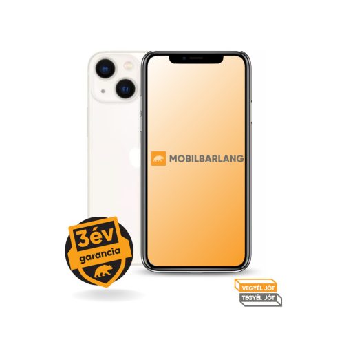 Apple iPhone 13 Mini 256GB tárhellyel jó állapotban, egyedülállóan hosszú 3 év garanciával!
