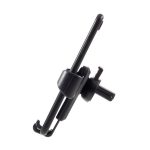 Autós tartó (szellőzőre, gravitációs, 360°, 4-6" méret) FEKETE