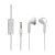 SAMSUNG fülhallgató SZTEREO (3.5mm jack, felvevő gomb) FEHÉR